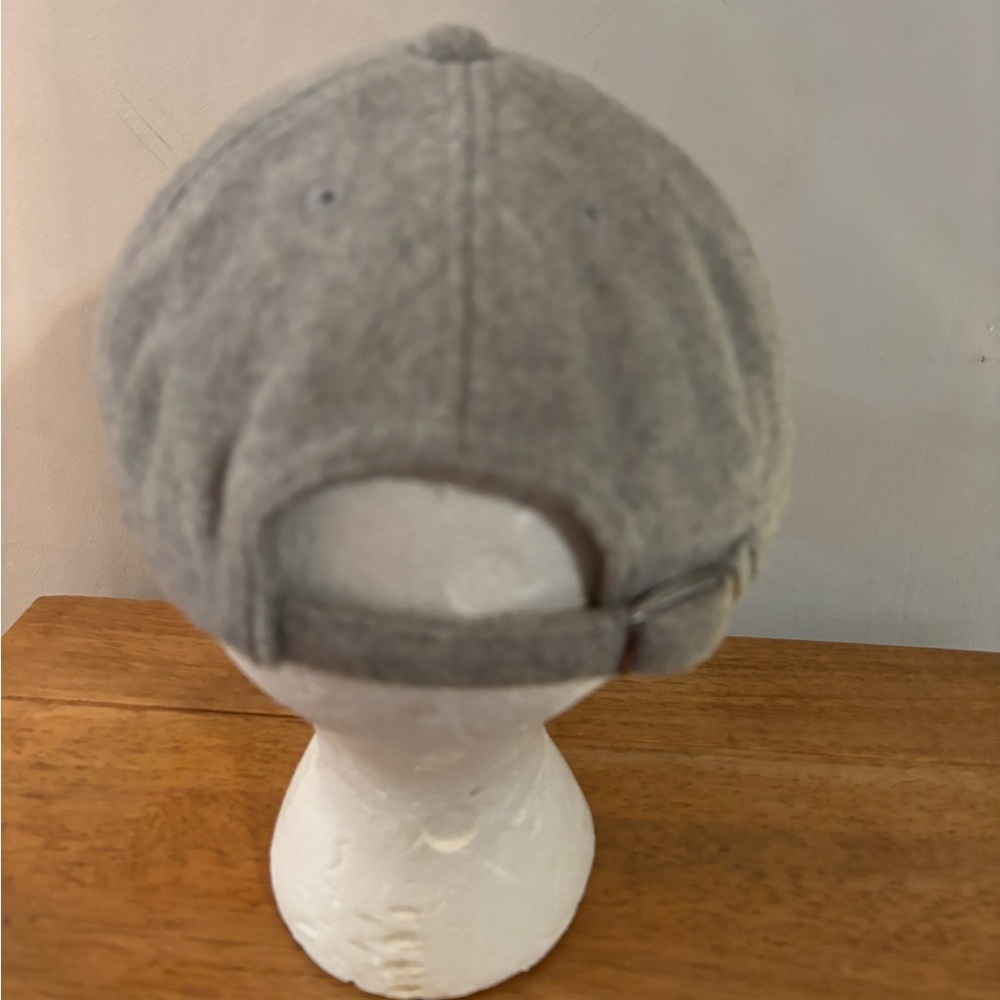 VICTORIA SECRET PINK WOMENS GRAY WOOL BASEBALL CAP HAT ONE SIZE - Picture 6 of 8